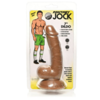 JOCK Soccer Sam 7" dildo with balls - Dark